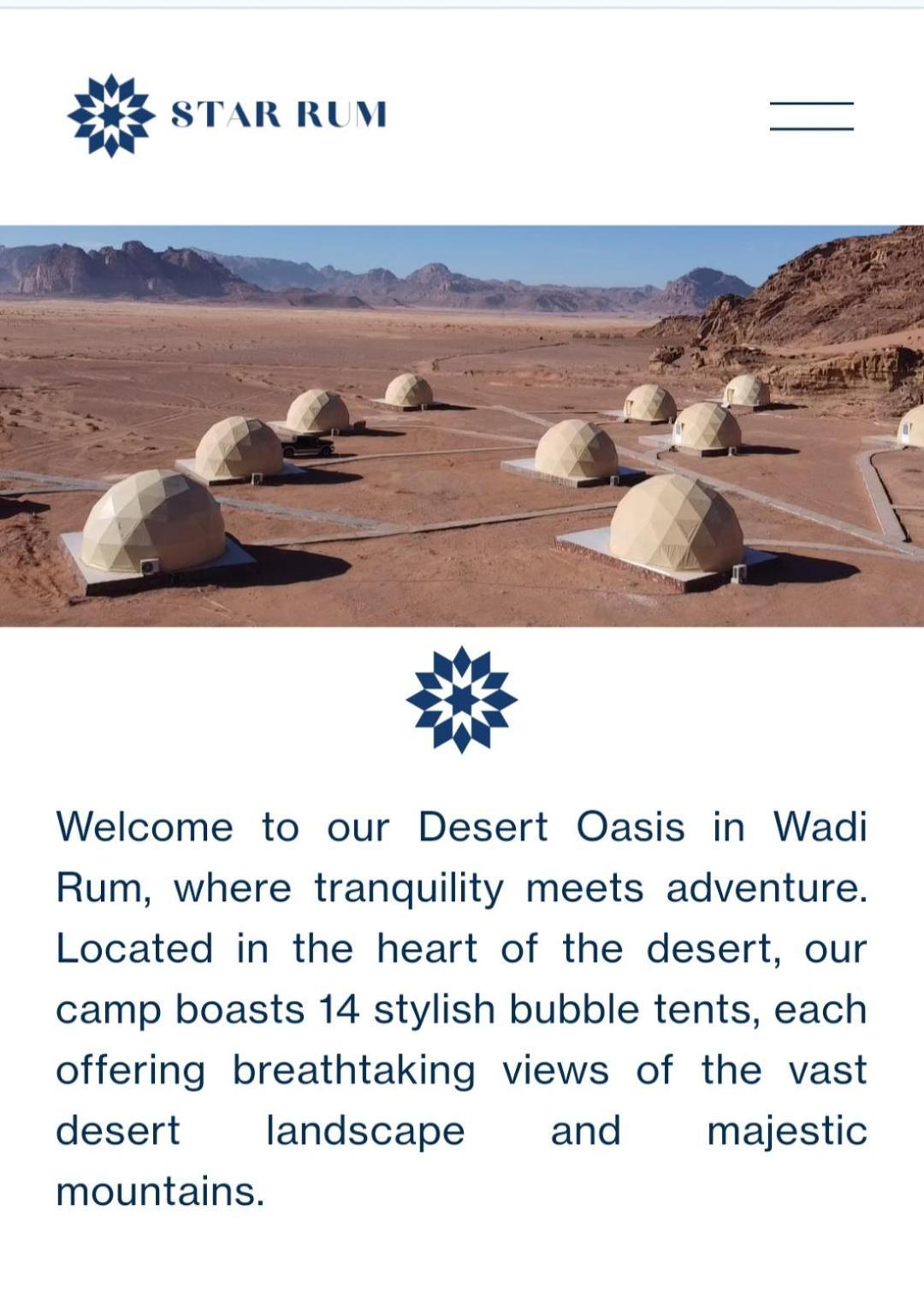 Star Rum Wadi Rum Eksteriør billede